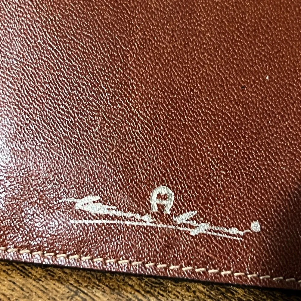 Brown Leather Money Clip Wallet - Men Accessories